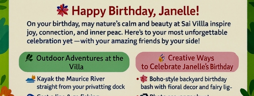 Happy Birthday Janelle